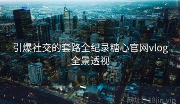 引爆社交的套路全纪录糖心官网vlog全景透视