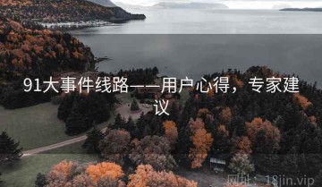 91大事件线路——用户心得，专家建议