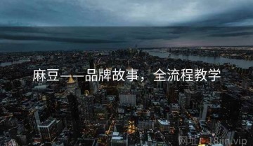 麻豆——品牌故事，全流程教学
