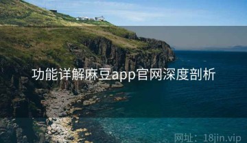 功能详解麻豆app官网深度剖析